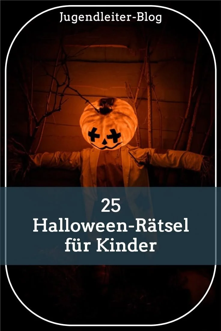 Spaßige Halloween-Rätsel für Kinder - 25 kreative Ideen.
