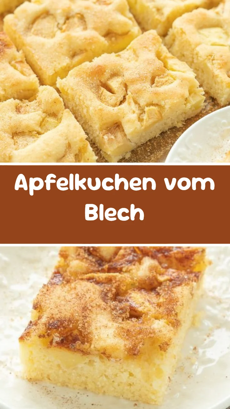 Apfelkuchen vom Blech