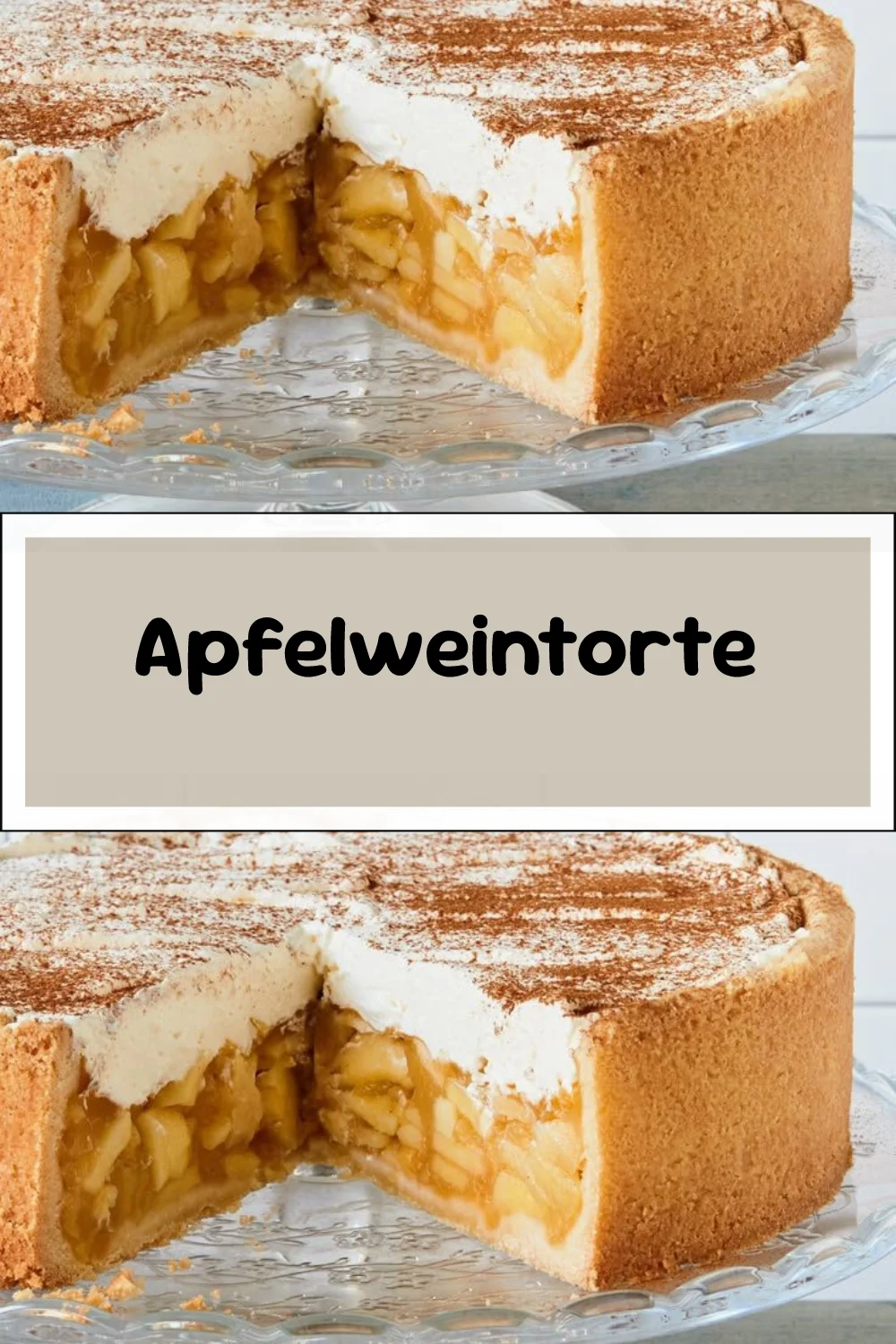 Apfelweintorte