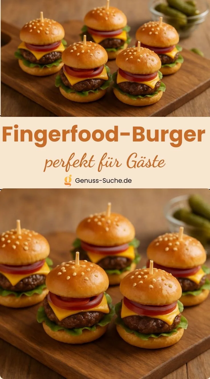 Leckeres Burger-Fingerfood zum Selbermachen