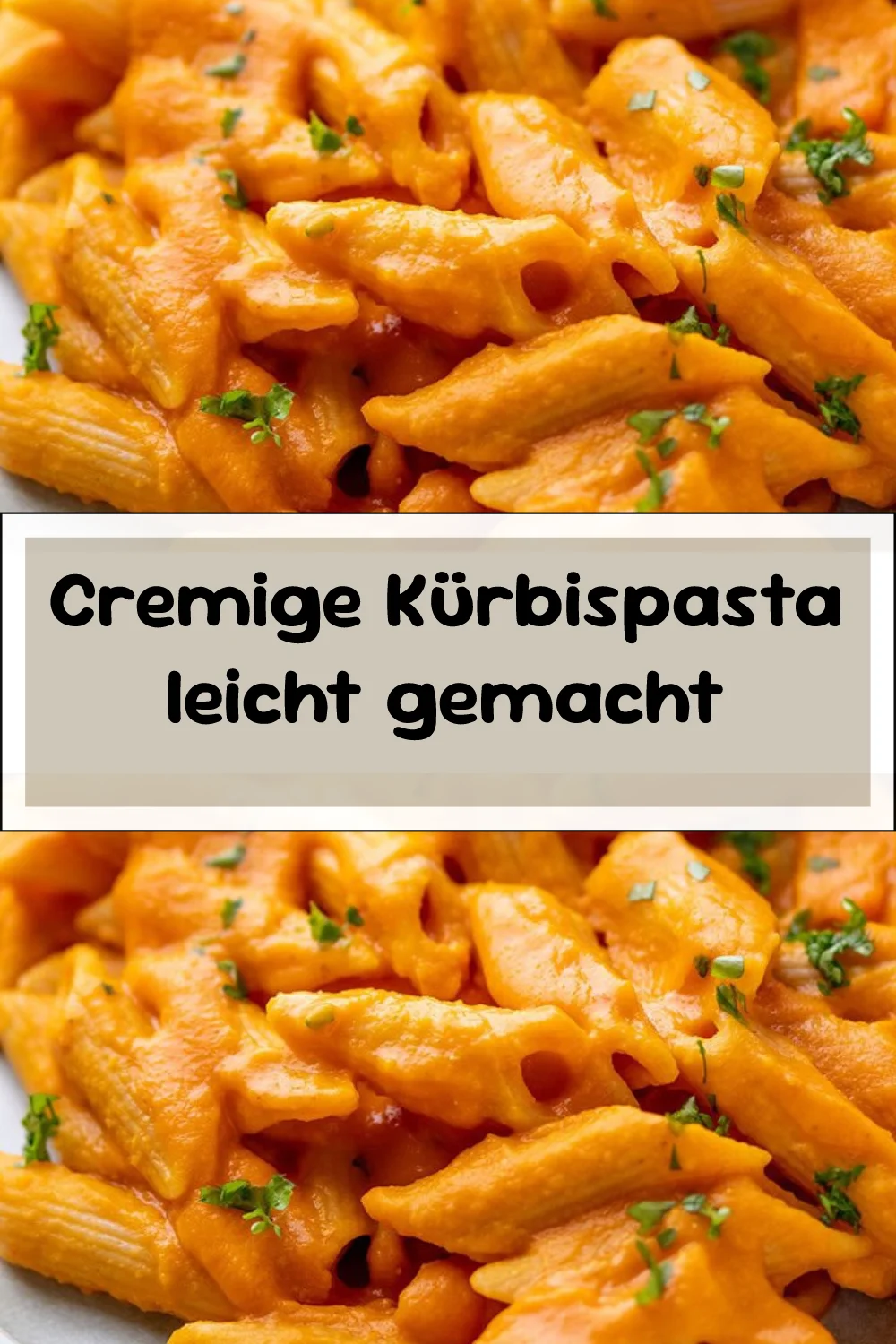Cremige Kürbispasta leicht gemacht
