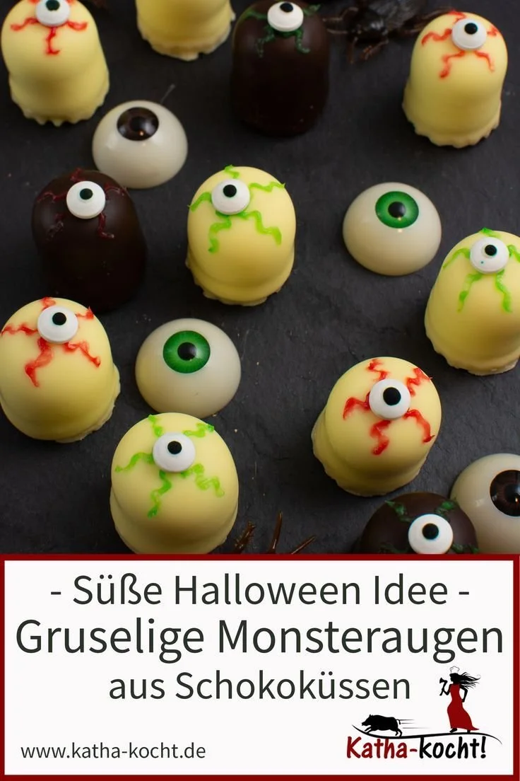 Gruselige Monsteraugen für Halloween-Deko und Kostüme