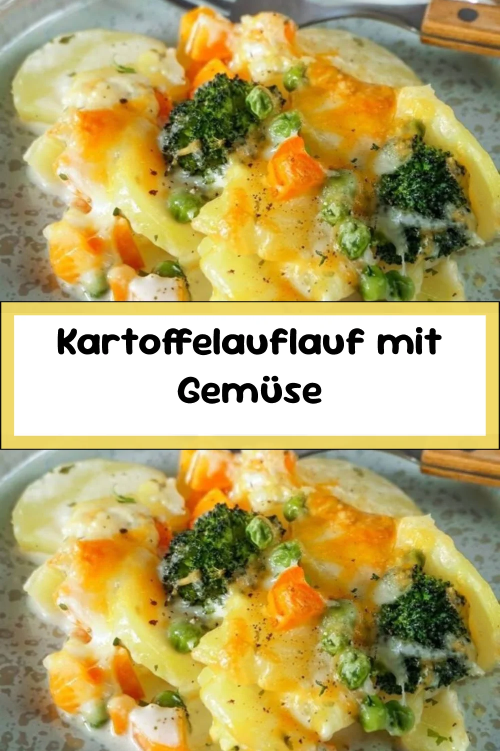 Kartoffelauflauf mit Gemüse