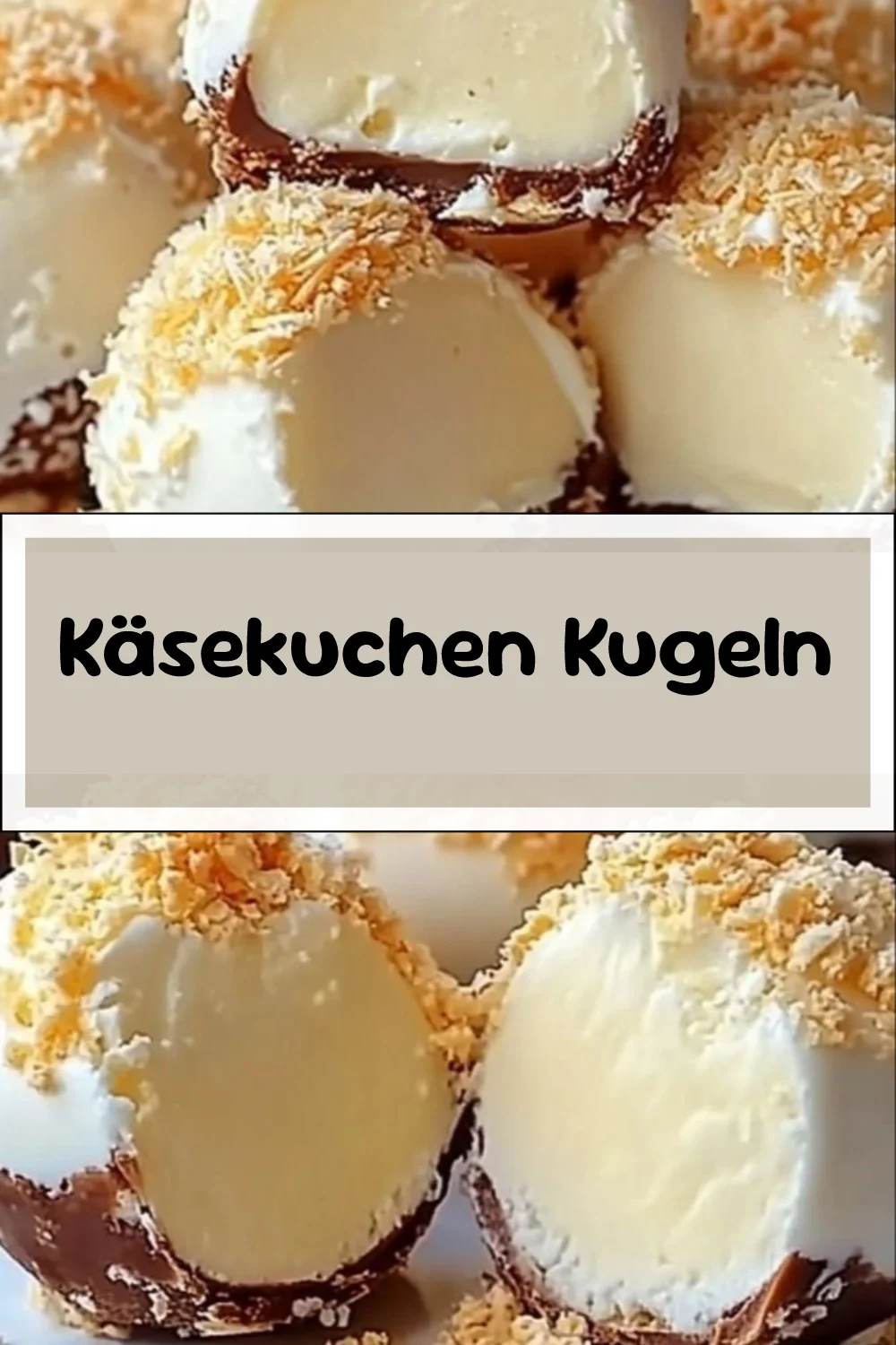 Käsekuchen Kugeln