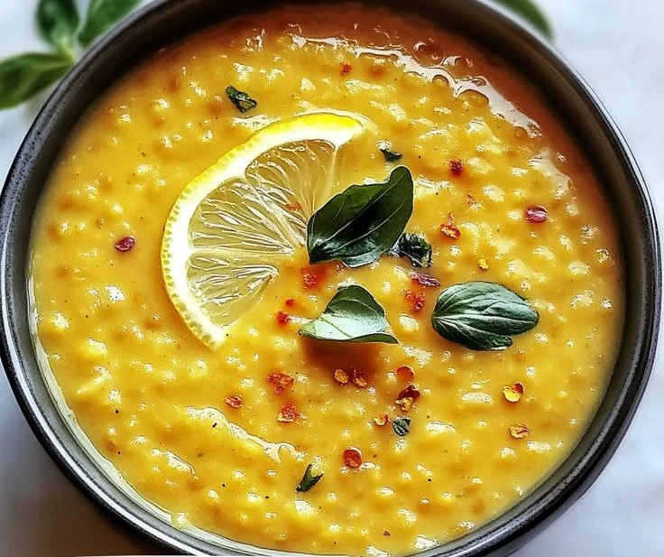 Libanese Zitronenlinsensuppe für Seelenwärme