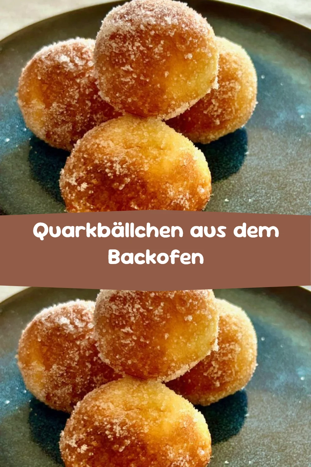 Quarkbällchen aus dem Backofen