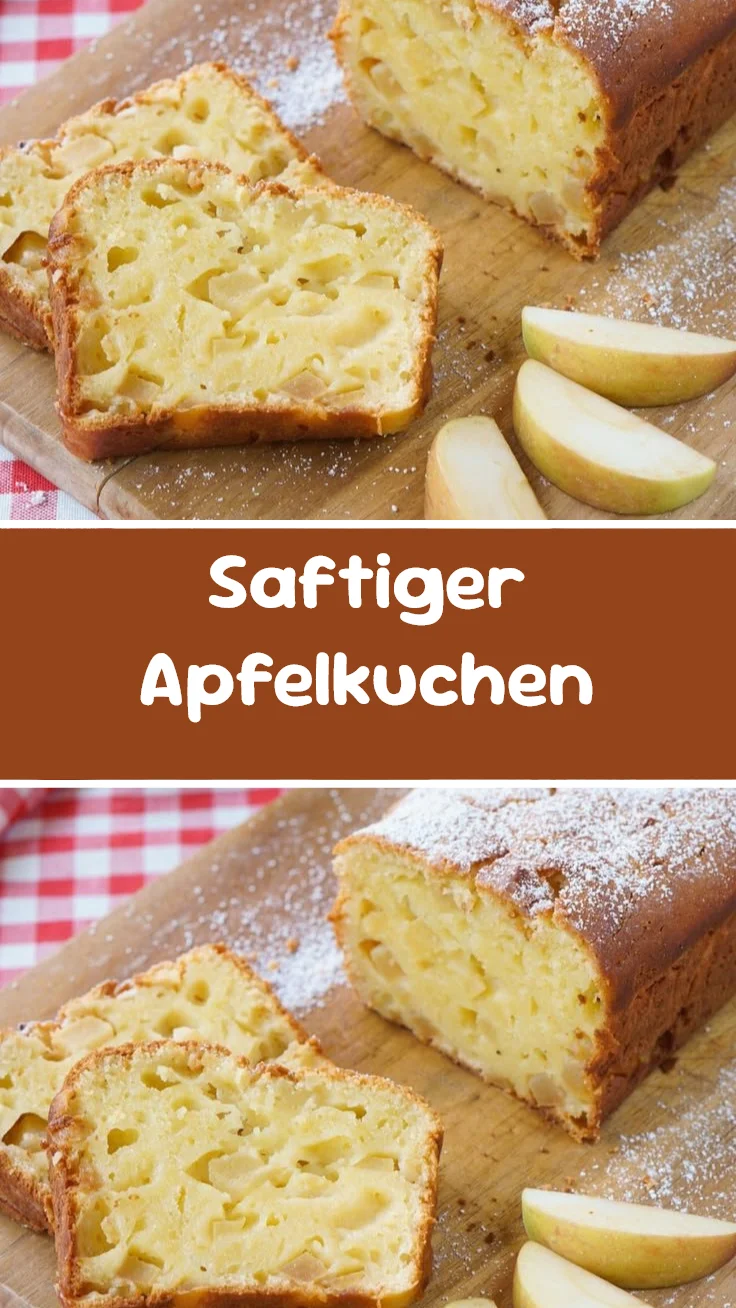 Saftiger Apfelkuchen