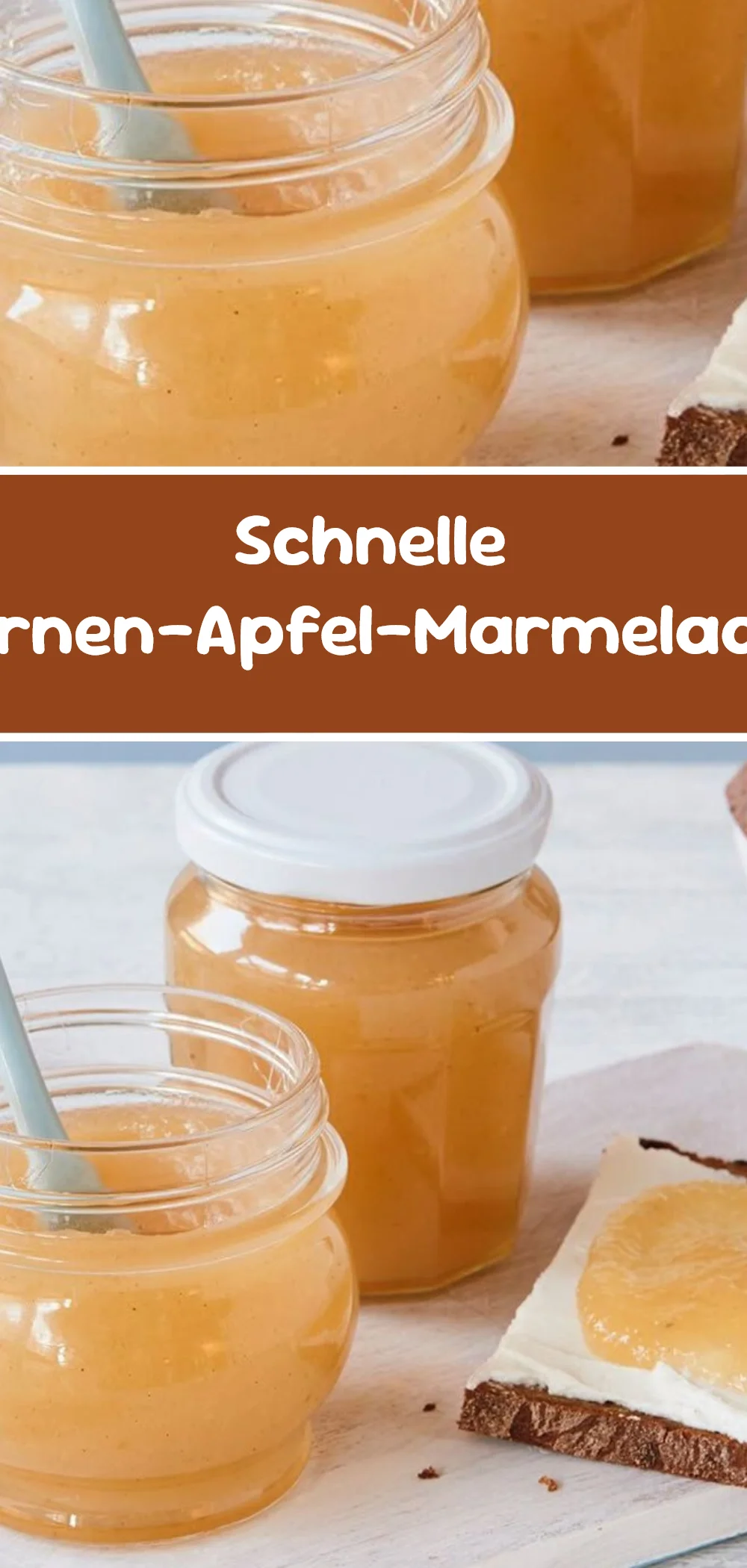 Schnelle Birnen-Apfel-Marmelade