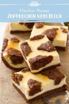 Zupfkuchen vom Blech nach Oma's Rezept, saftig und schokoladig.