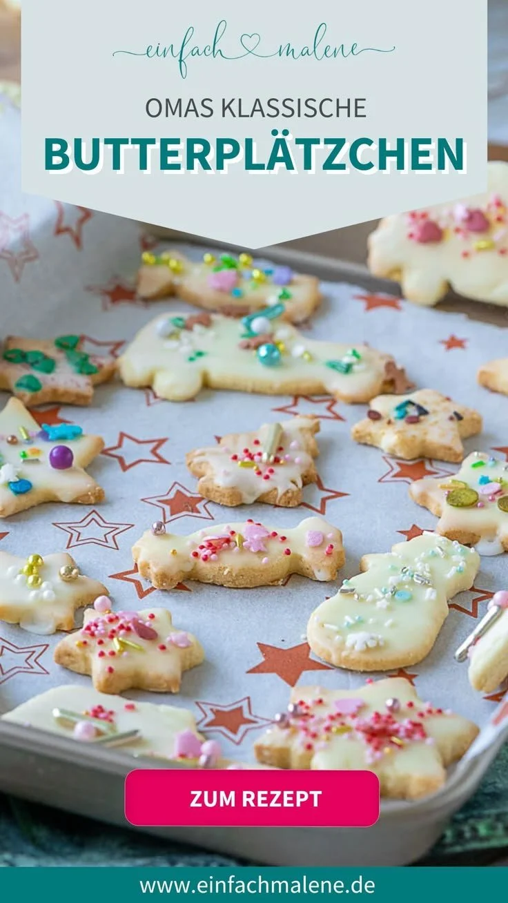 Butterplätzchen nach Omas Rezept für perfekte Weihnachtsplätzchen