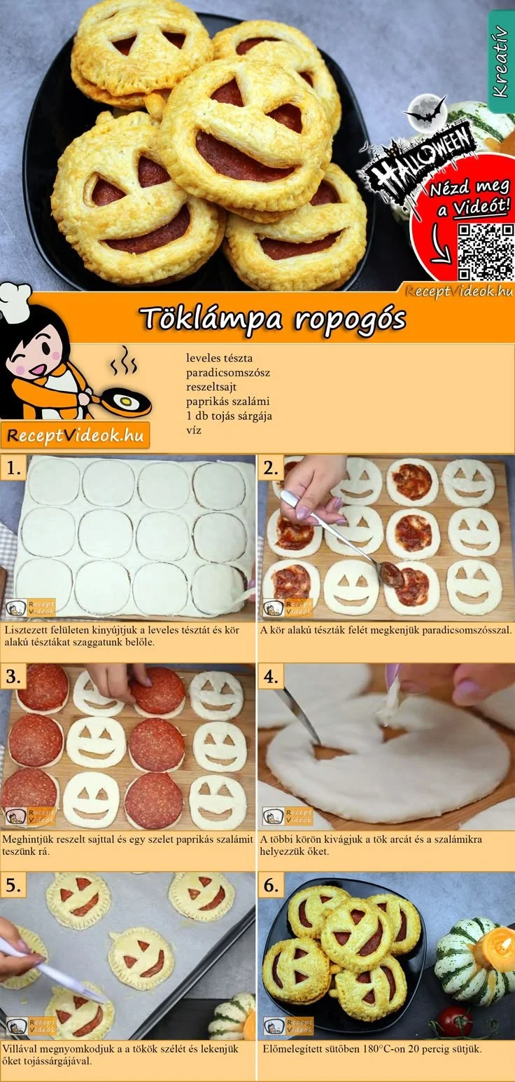 Knusprige Halloween süti Rezept mit töklámpa Design für festliche Anlässe