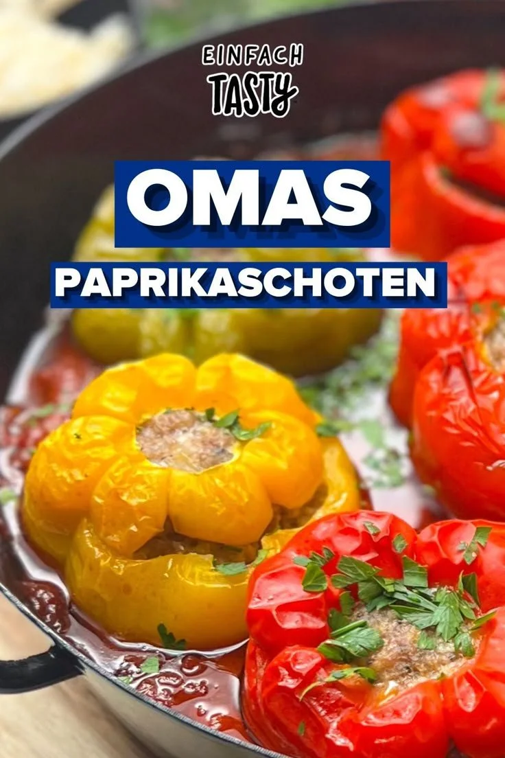 Leckere Paprikaschoten nach Großmutters Art zubereitet