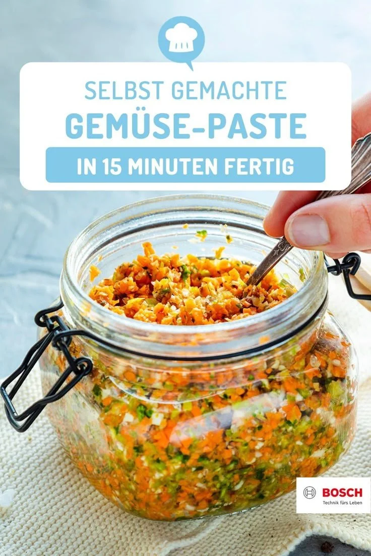 Hausgemachte Gemüsepaste nach einem Rezept von Simply Yummy