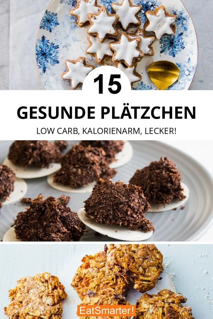 Gesunde Plätzchen aus natürlichen Zutaten