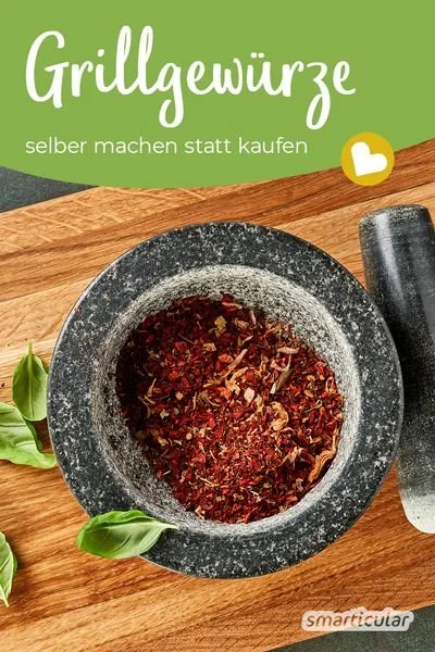 Hausgemachtes Grillgewürz zur Reduzierung von Verpackungsmüll