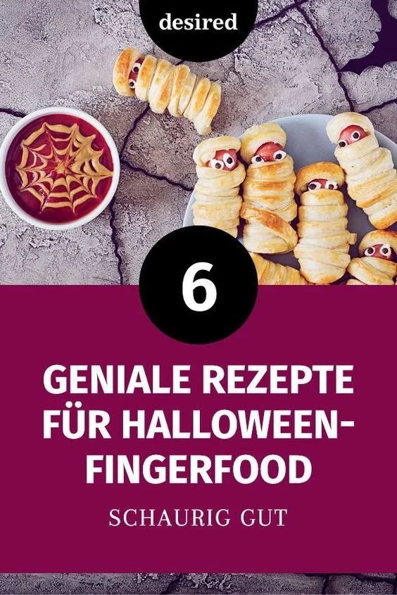 Gesunde Halloween Fingerfood Rezepte für schaurige Snacks
