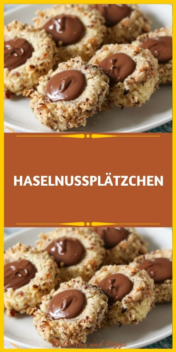 Hausgemachte Haselnussplätzchen von Saraokla auf einem Teller