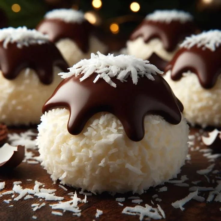 Leckere Kokoskuppeln als Weihnachtsgebäck nach Christinas Rezept