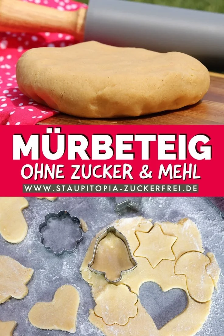 Mürbeteig ohne Zucker Grundrezept für gesundes Backen
