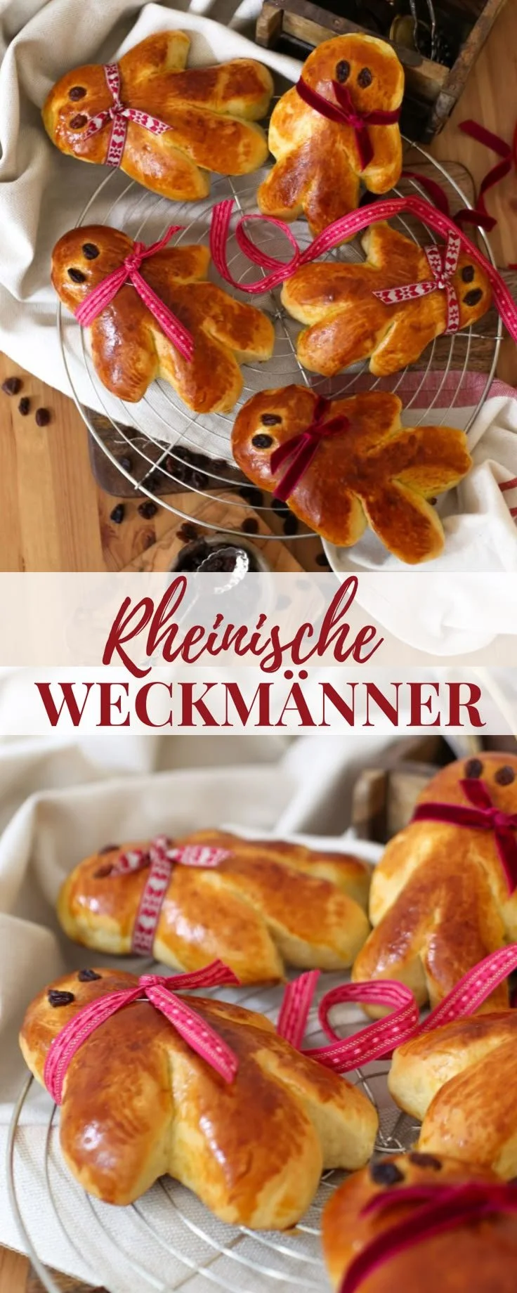 Leckere Weckmänner nach dem traditionellen Weckmann Rezept zum Martinstag