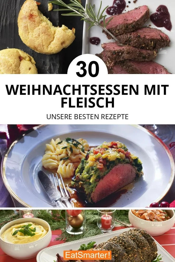 Festliches Weihnachtsgericht mit Fleisch - köstliche Rezepte für das Festmahl